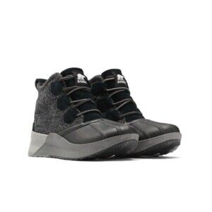 Sorel Out N About III Boots Womens Size 6.5 Black Waterproof Winter Snow Lace Up